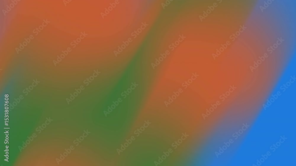 Poster abstract gradient color transition orange green and blue dynamic background