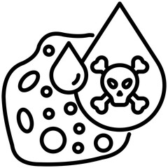 Heavy Metal Contamination Icon