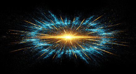 Abstract light burst illustration