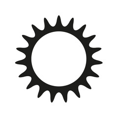 Technical Settings Symbol – Circular Gear