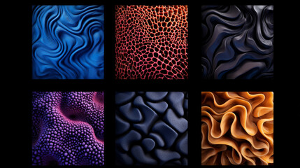 Intricate macro visuals of colorful organic textures and fluid patterns, captured in vibrant hues, showcasing an artistic and surreal impression that blends nature and abstract concepts.
