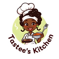 Women chef with menu