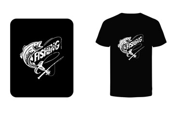 Fishing t shirt design, vector t-shirt design, for tee print