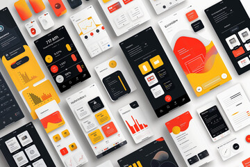 Collection of Modern Mobile App Interfaces