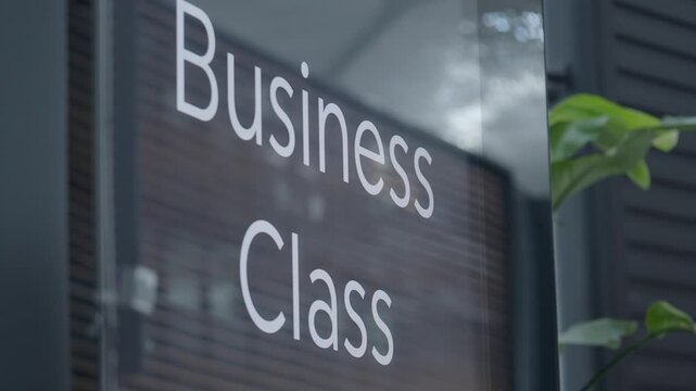 Explore business class at the airport 