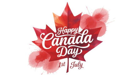 Canada Day isolated on transparent background, Generative ai.