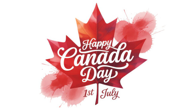 Canada Day isolated on transparent background, Generative ai. - Powered by Adobe