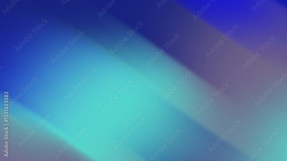 Poster abstract gradient motion shifting blue and teal color fields
