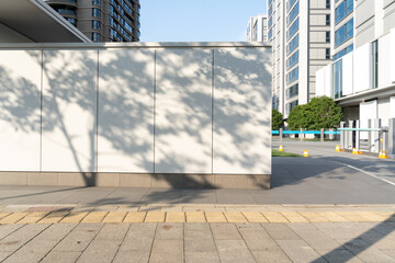 empty with modern office buidling © zhu difeng