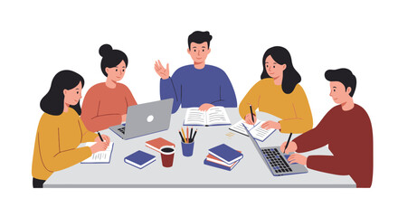 Collaborative Teamwork: A Group Study Session