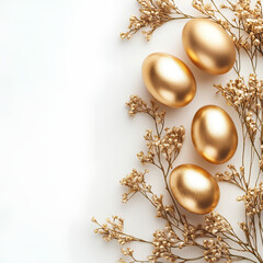 Fototapeta premium beautiful golden egg