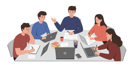 Collaborative Team Meeting: Brainstorming and Problem Solving