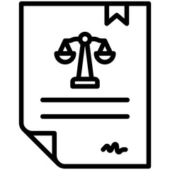 Power Of Attorney  Icon