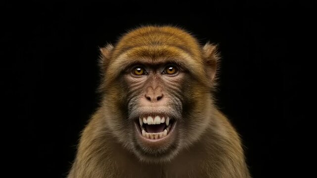 Close-up portrait of a monkey