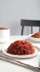 rice red in table 