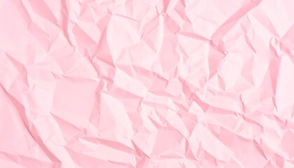 Pink crumpled paper texture (2)