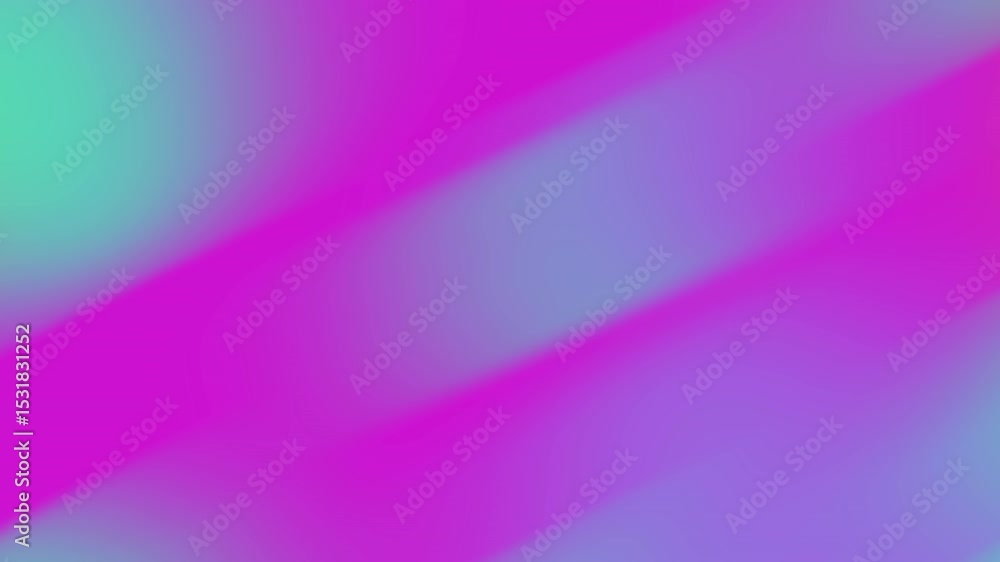 Poster abstract gradient motion vibrant pink and teal color transition
