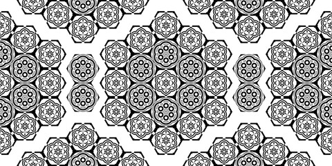 Seamless Transparent Art Deco Geometric Pattern for Background Layout Template