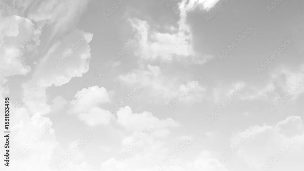 Poster background of dark clouds before a thunder-storm