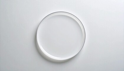 真っ白で無地の打つ牛居シンプルな皿