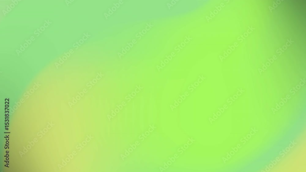 Aufkleber Abstract Green Gradient Motion Background for Video Editing and Design