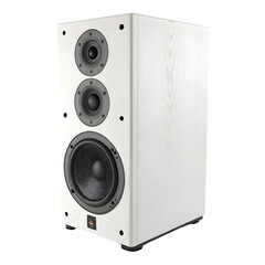 White Speaker: Crisp Audio, Elegant Design on transparent background