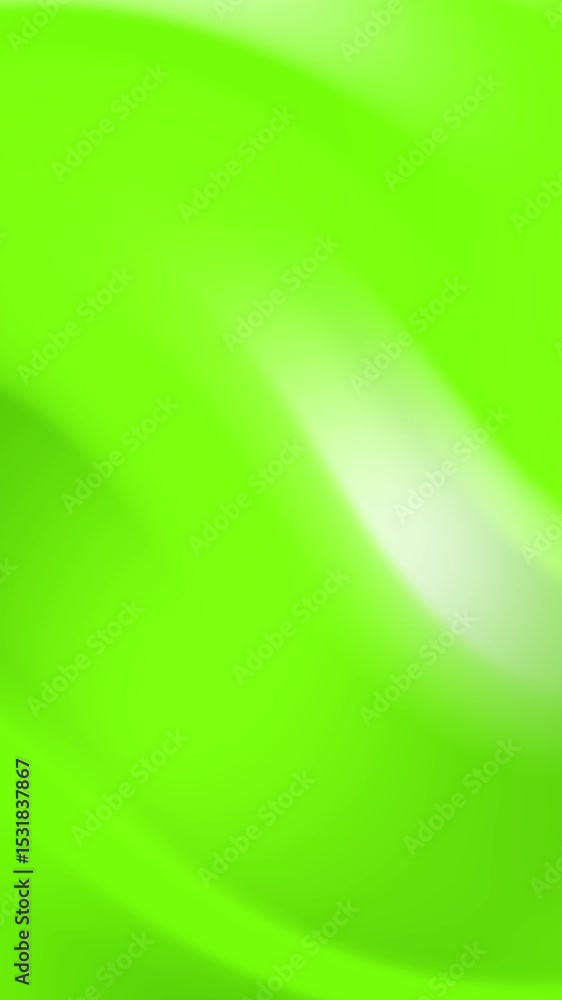 Poster abstract lime green motion background with soft white highlights flowing