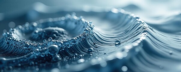 Swirling gray oil bubbles in water; abstract, ethereal texture, grey, nature