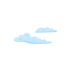 illustration of clouds in the sky