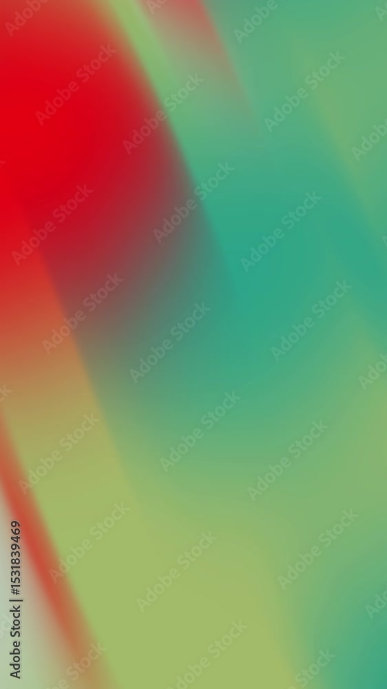 Poster abstract motion blur red green and yellow gradient transition