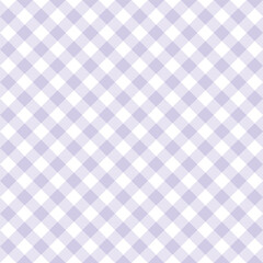 Fabric pattern, purple and white checkered pattern, gift wrapping paper , seamless pattern 