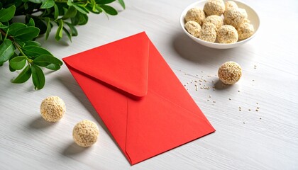 Sesame balls served for Chinese New Year celebration.