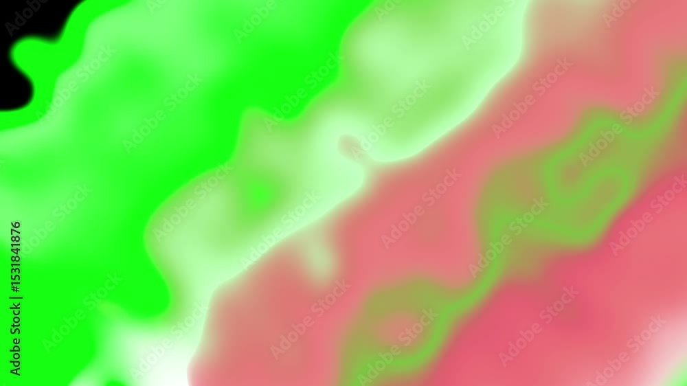 Poster abstract motion green and pink gradient fluid simulation background animation