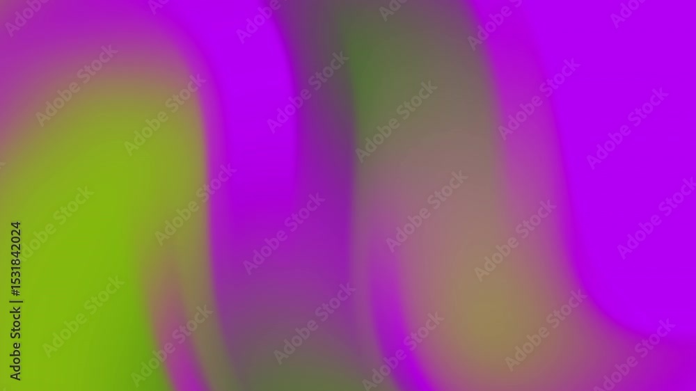 Poster abstract motion green and purple gradient flowing background video