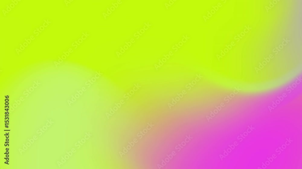 Poster abstract neon gradient motion yellow and pink color transition
