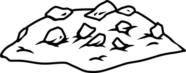 Pile of Organic Material or Compost