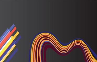 abstract artwork showcasing elegant fluid gradient waves on a dark minimalist background, imparting a sense of motion, creativity, and modernity.