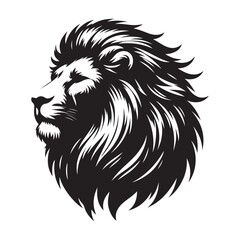 lion head vector