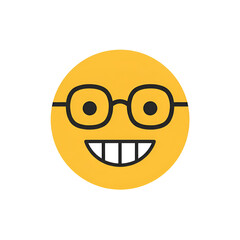 Fototapeta premium Smiling Emoji Illustration