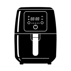 Air Fryer Illustration: Digital Kitchen Appliance