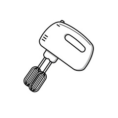 Hand Mixer Illustration