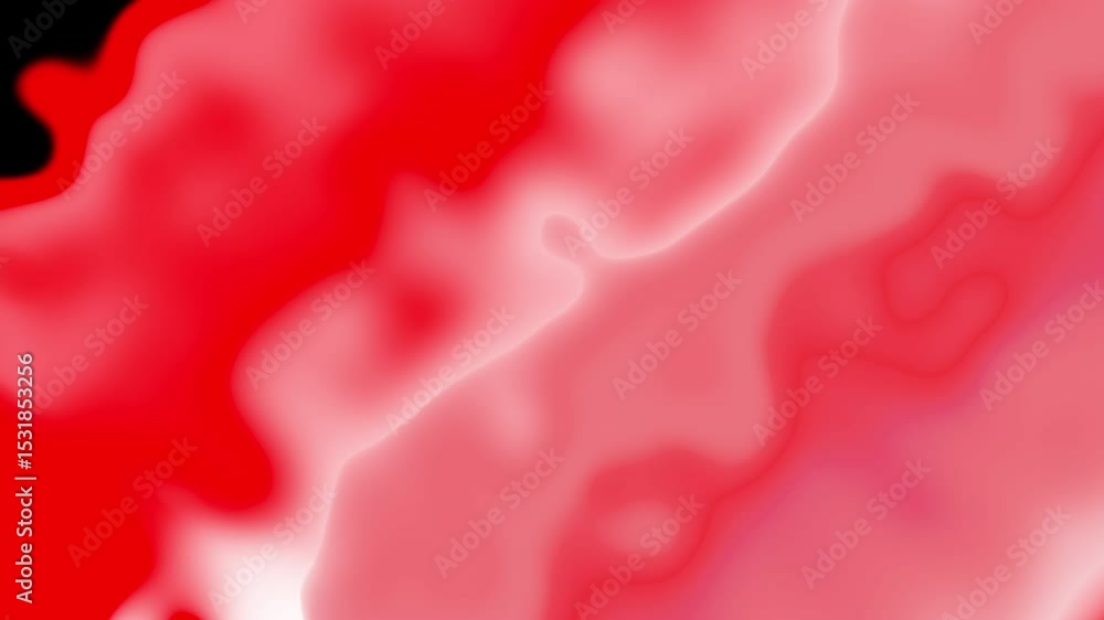 Poster Abstract Red and White Gradient Motion Background for Video with Smooth Transitions