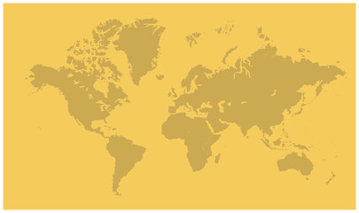 world map canvas, world map picture, world map vector image, modern world map, Illustration, eps 10, worldwide, all continents, all countries, worldwide project