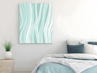 interior of a bedroom with a bed