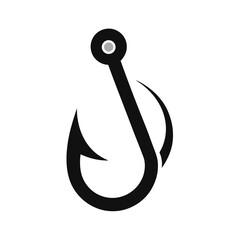 Fishing hook vector illustration