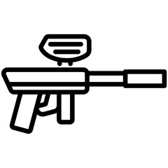 Paintball Gun Icon
