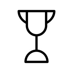 trophy line icon