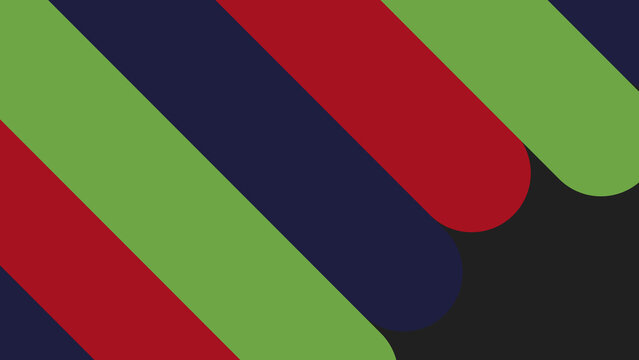 Rounded Shapes 3 Colors Horizontal Transitions 2 MOGRT 386