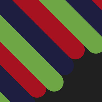 Rounded Shapes 3 Colors Square Transitions 2 MOGRT 388
