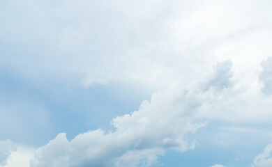 Sky cloud blue nature background paronama web cloudy summer winter season day, light beauty horizon spring brigth gradient calm abstract backdrop air nature view wallpaper landscape environment.